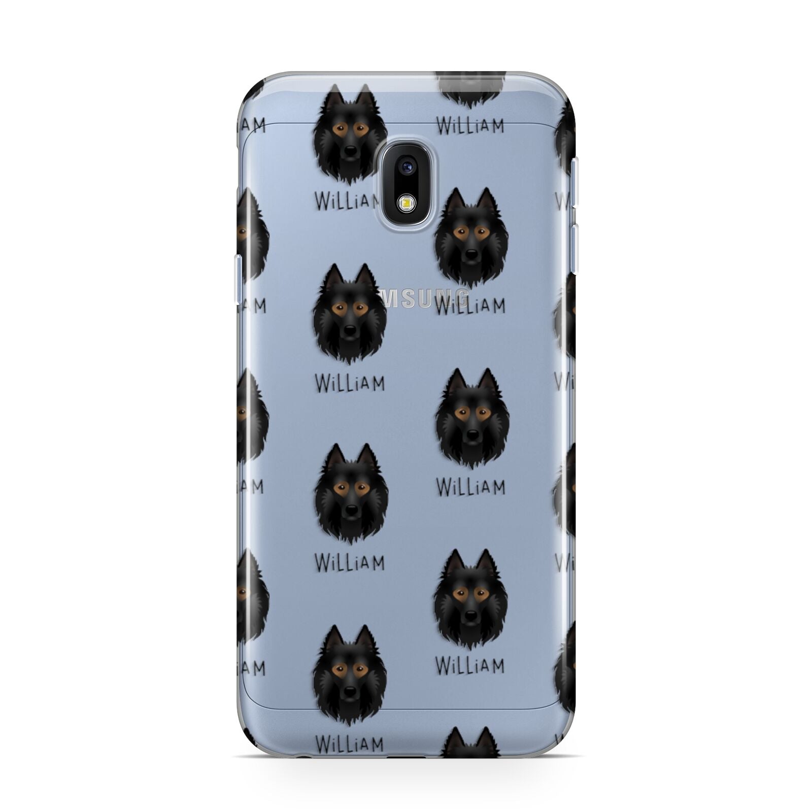 Belgian Tervuren Icon with Name Samsung Galaxy J3 2017 Case