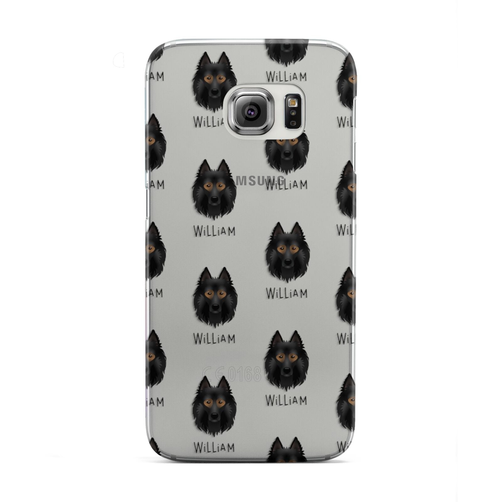 Belgian Tervuren Icon with Name Samsung Galaxy S6 Edge Case