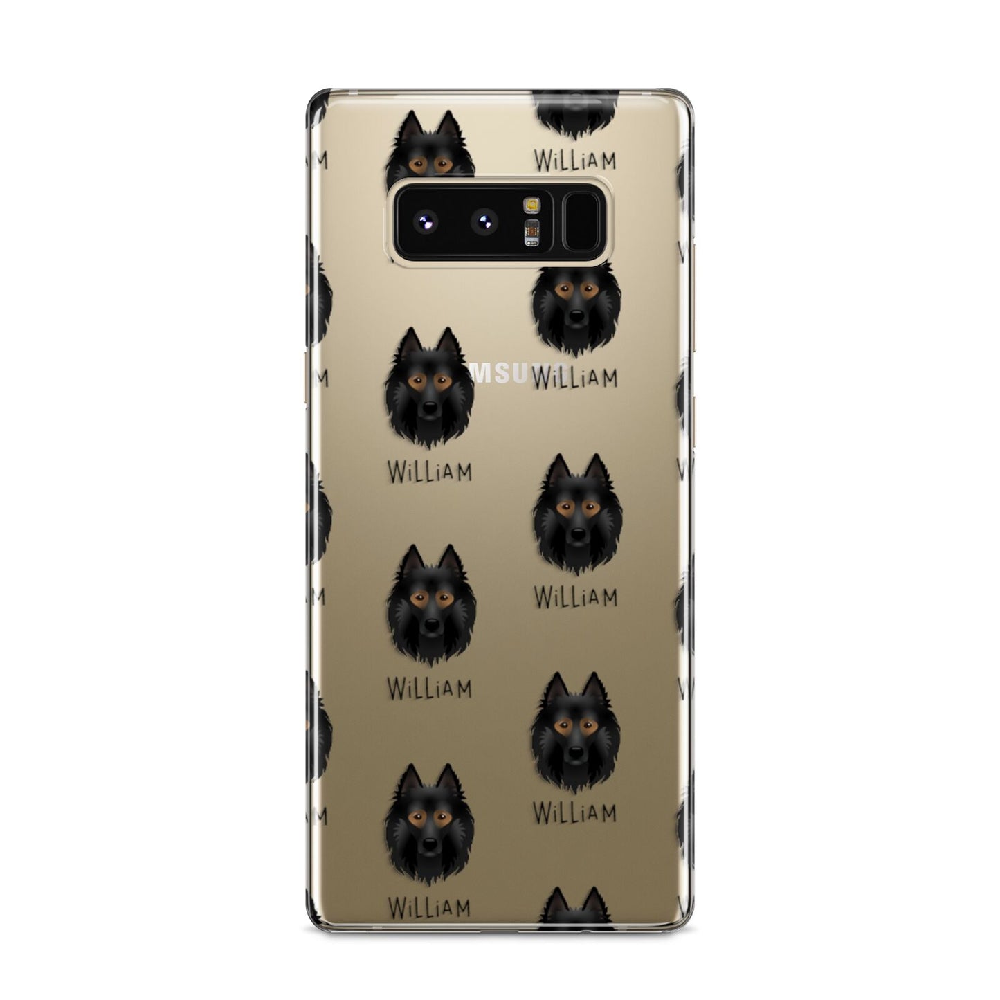 Belgian Tervuren Icon with Name Samsung Galaxy S8 Case