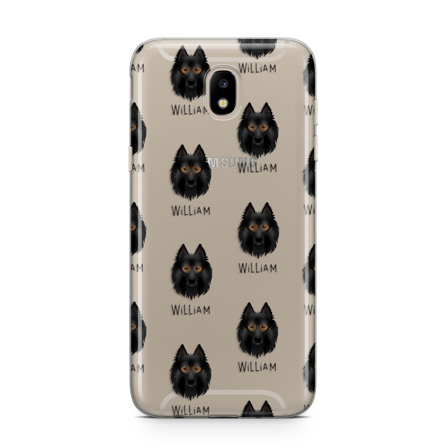 Belgian Tervuren Icon with Name Samsung J5 2017 Case