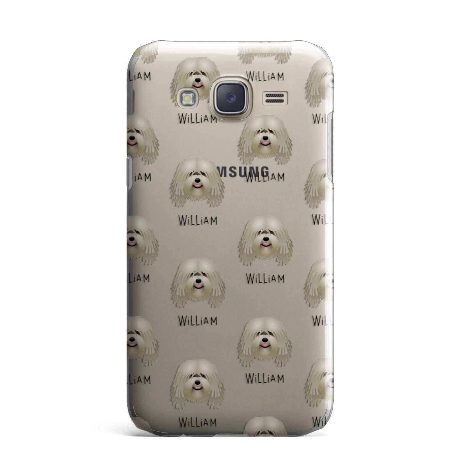 Bergamasco Icon with Name Samsung Galaxy J7 Case