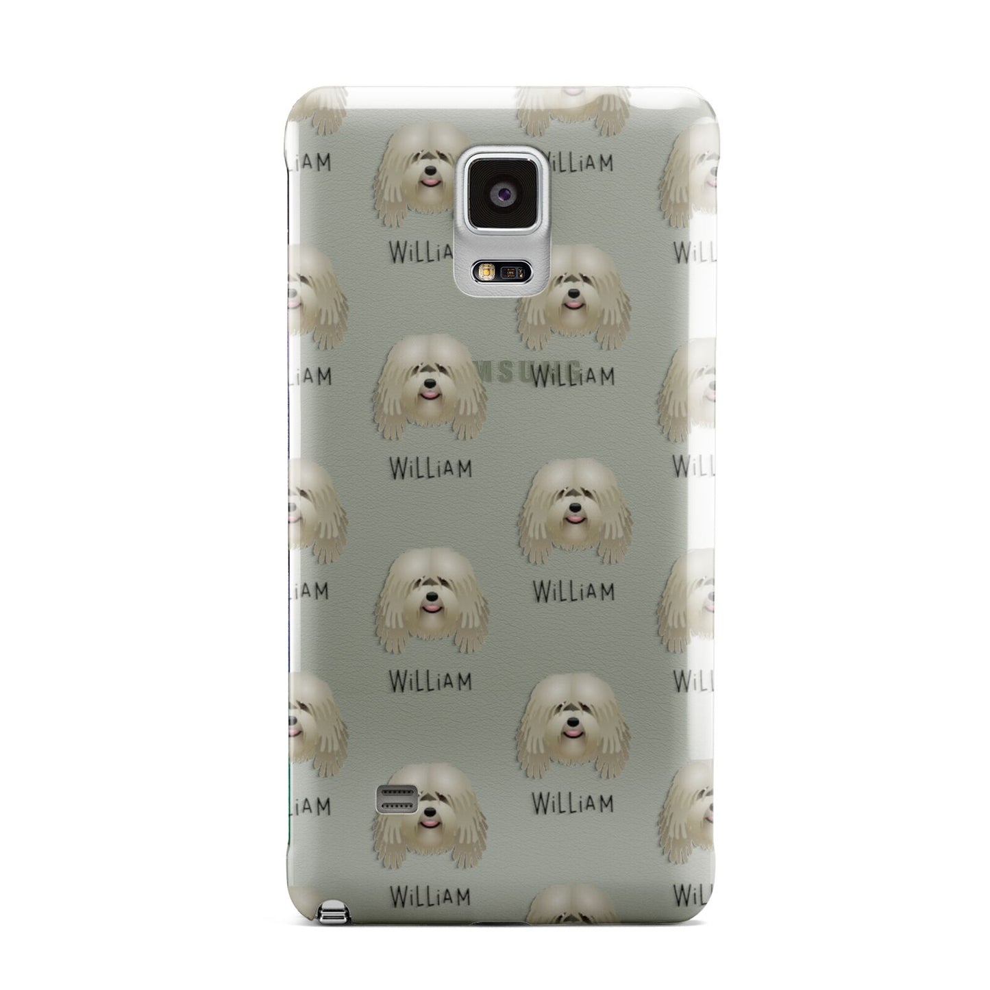 Bergamasco Icon with Name Samsung Galaxy Note 4 Case