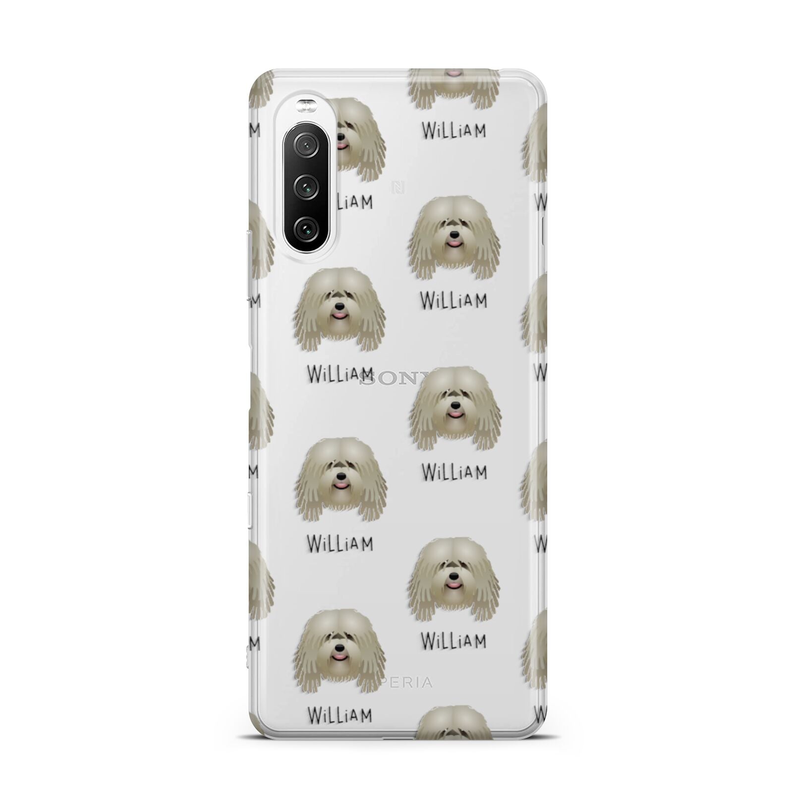 Bergamasco Icon with Name Sony Xperia 10 III Case