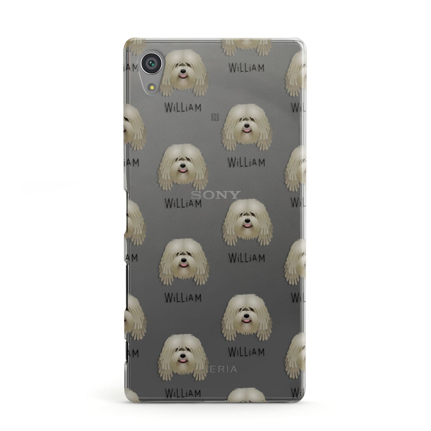 Bergamasco Icon with Name Sony Xperia Case