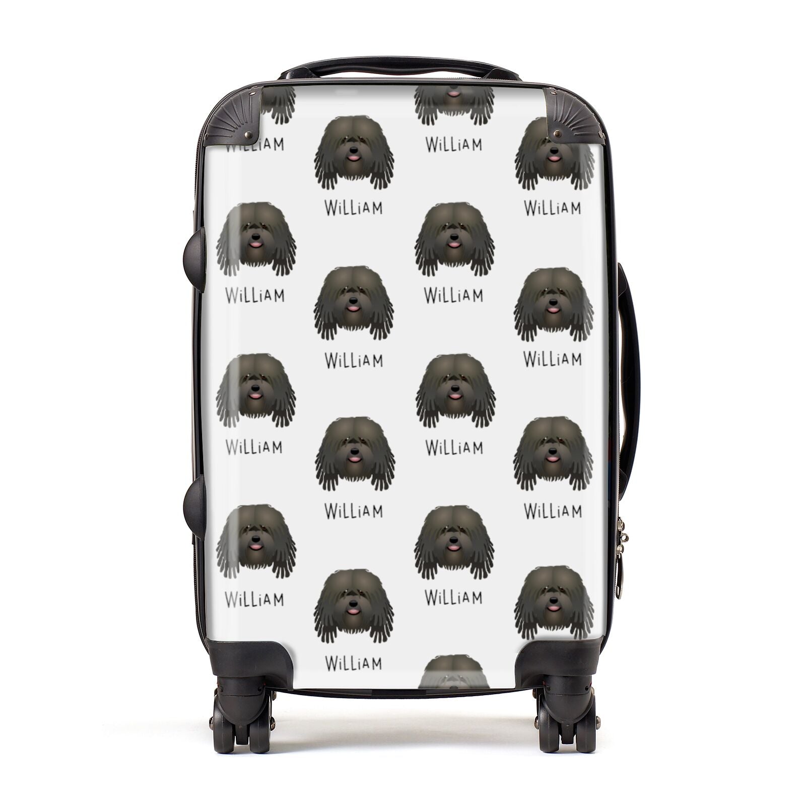 Bergamasco Icon with Name Suitcase