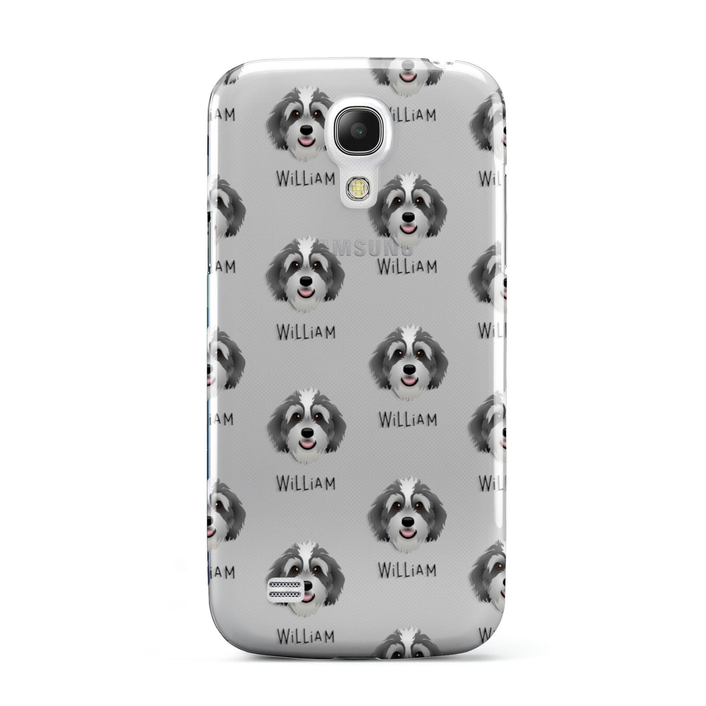 Bernedoodle Icon with Name Samsung Galaxy S4 Mini Case
