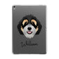Bernedoodle Personalised Apple iPad Grey Case