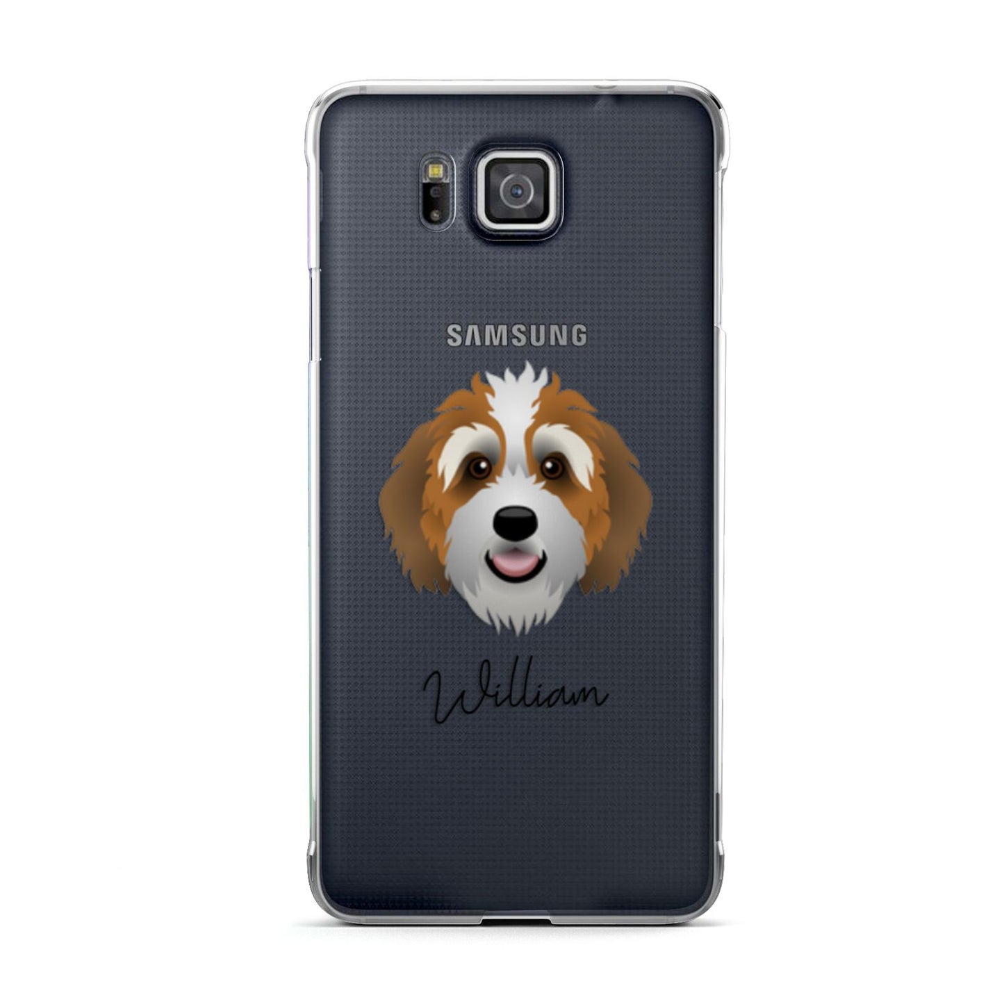 Bernedoodle Personalised Samsung Galaxy Alpha Case