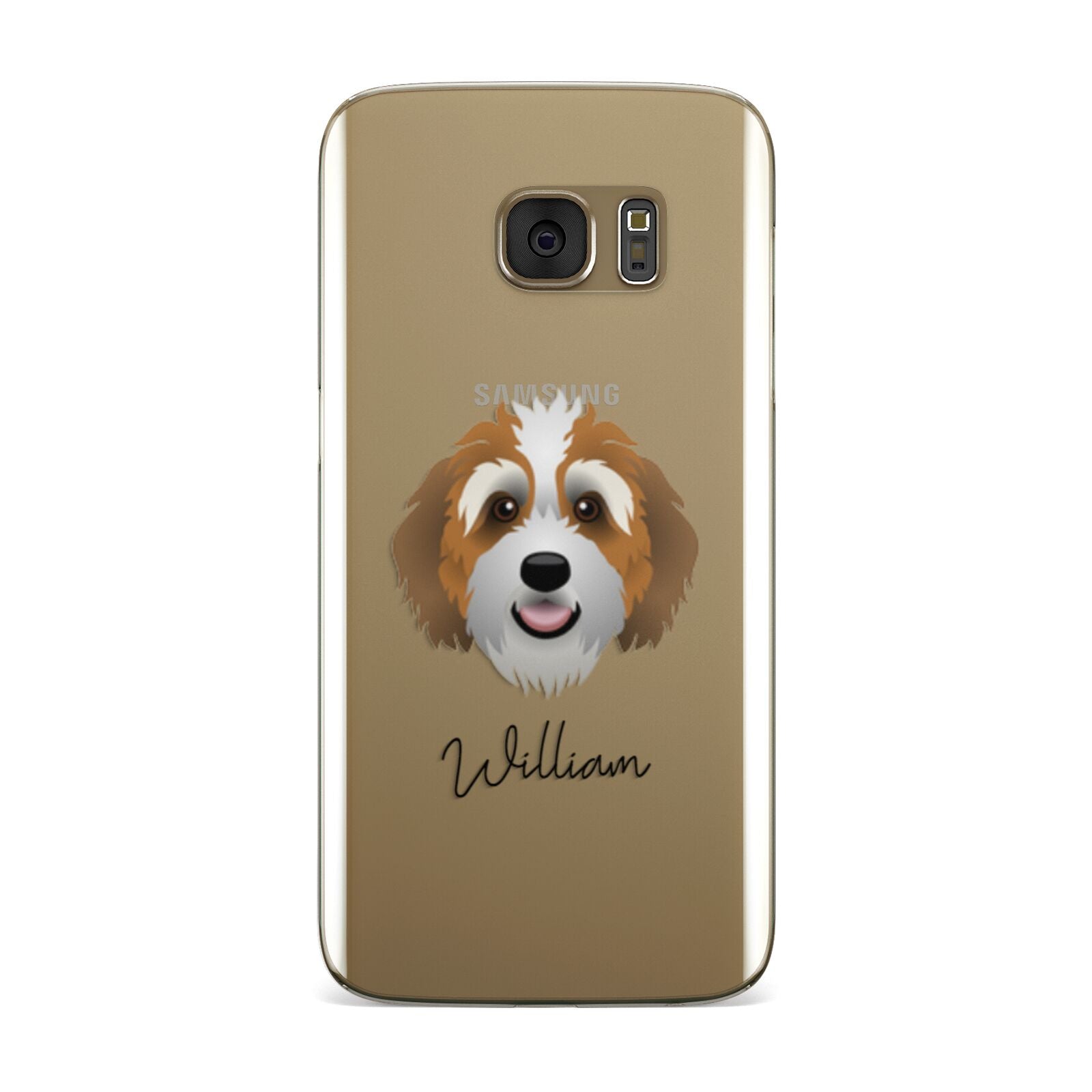 Bernedoodle Personalised Samsung Galaxy Case