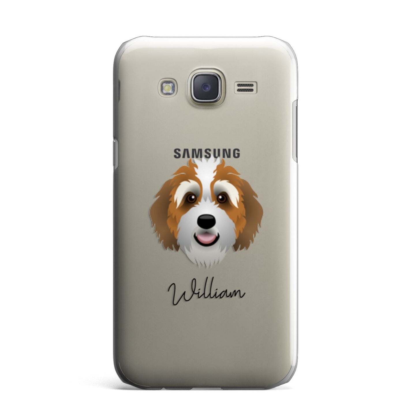 Bernedoodle Personalised Samsung Galaxy J7 Case