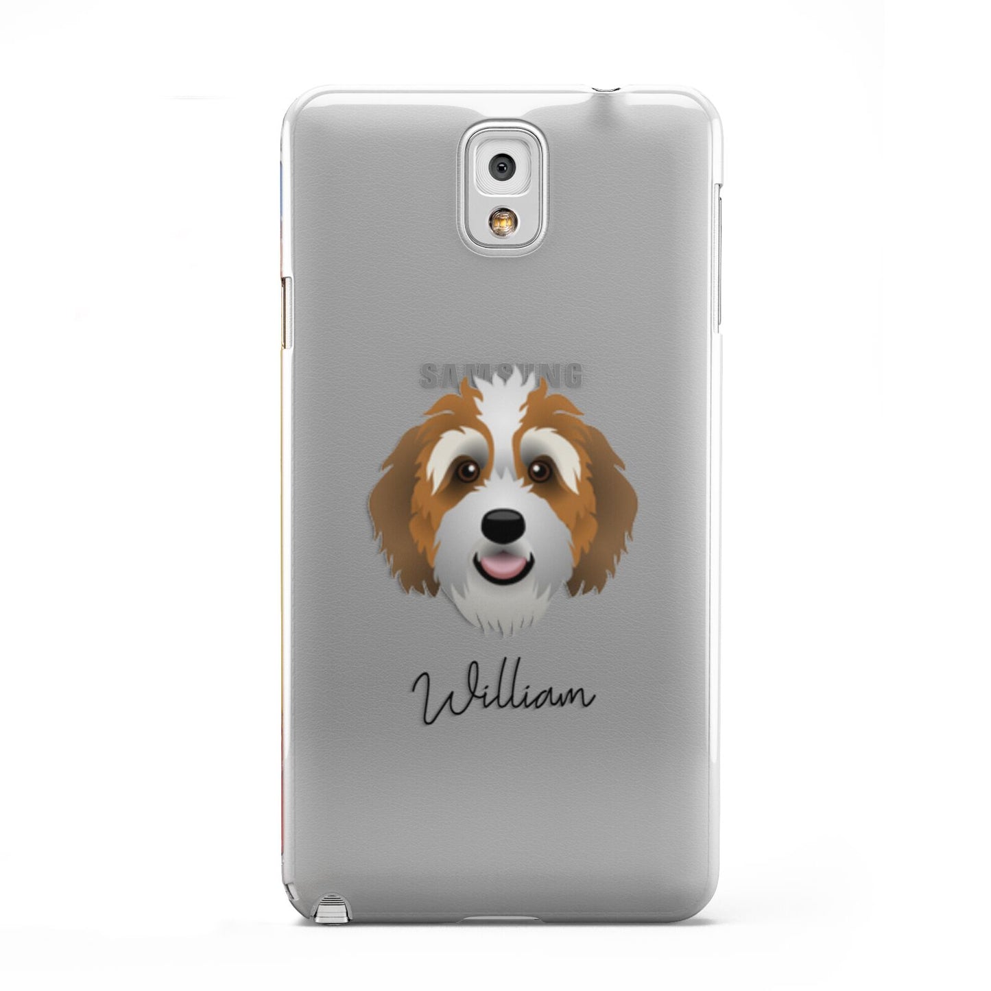 Bernedoodle Personalised Samsung Galaxy Note 3 Case