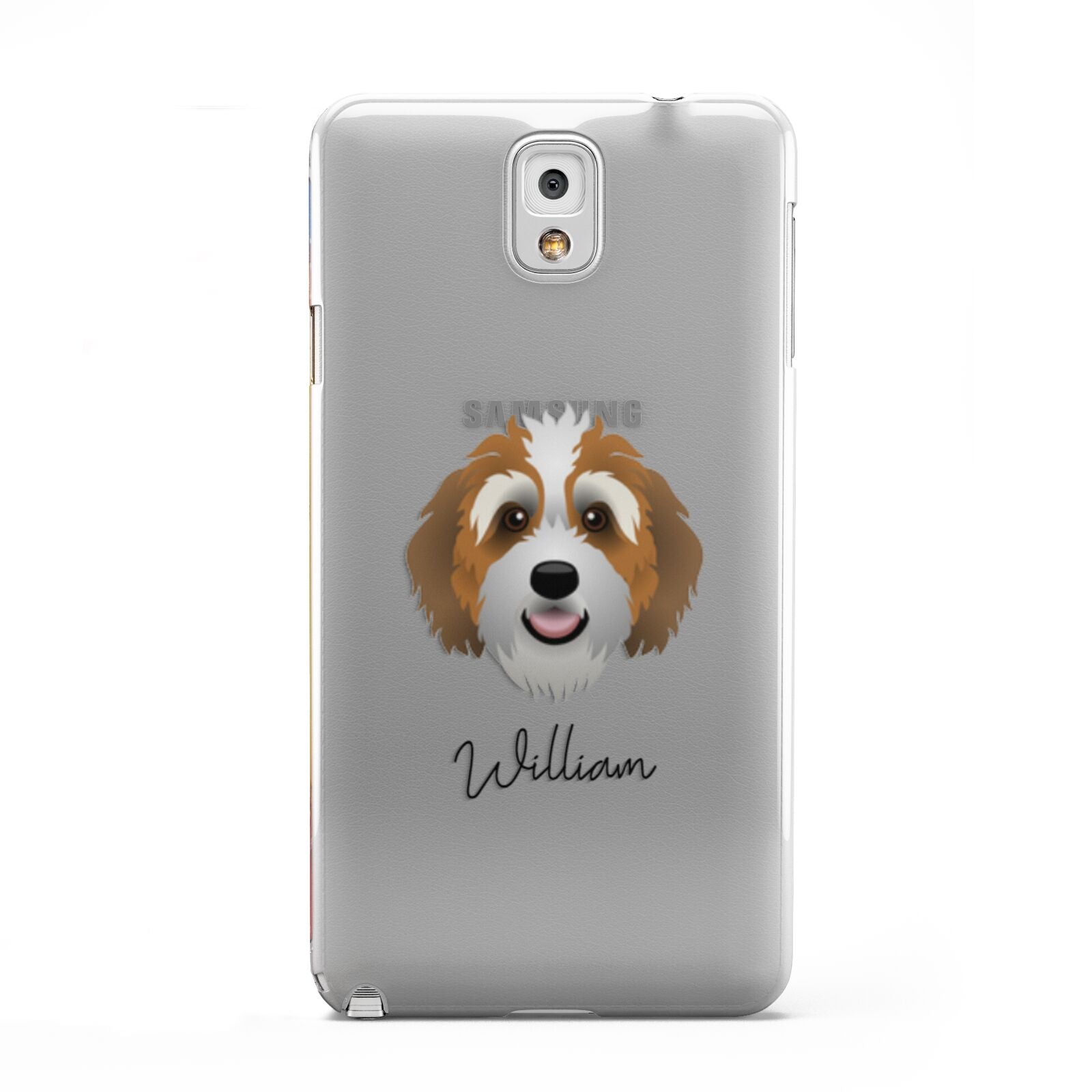 Bernedoodle Personalised Samsung Galaxy Note 3 Case