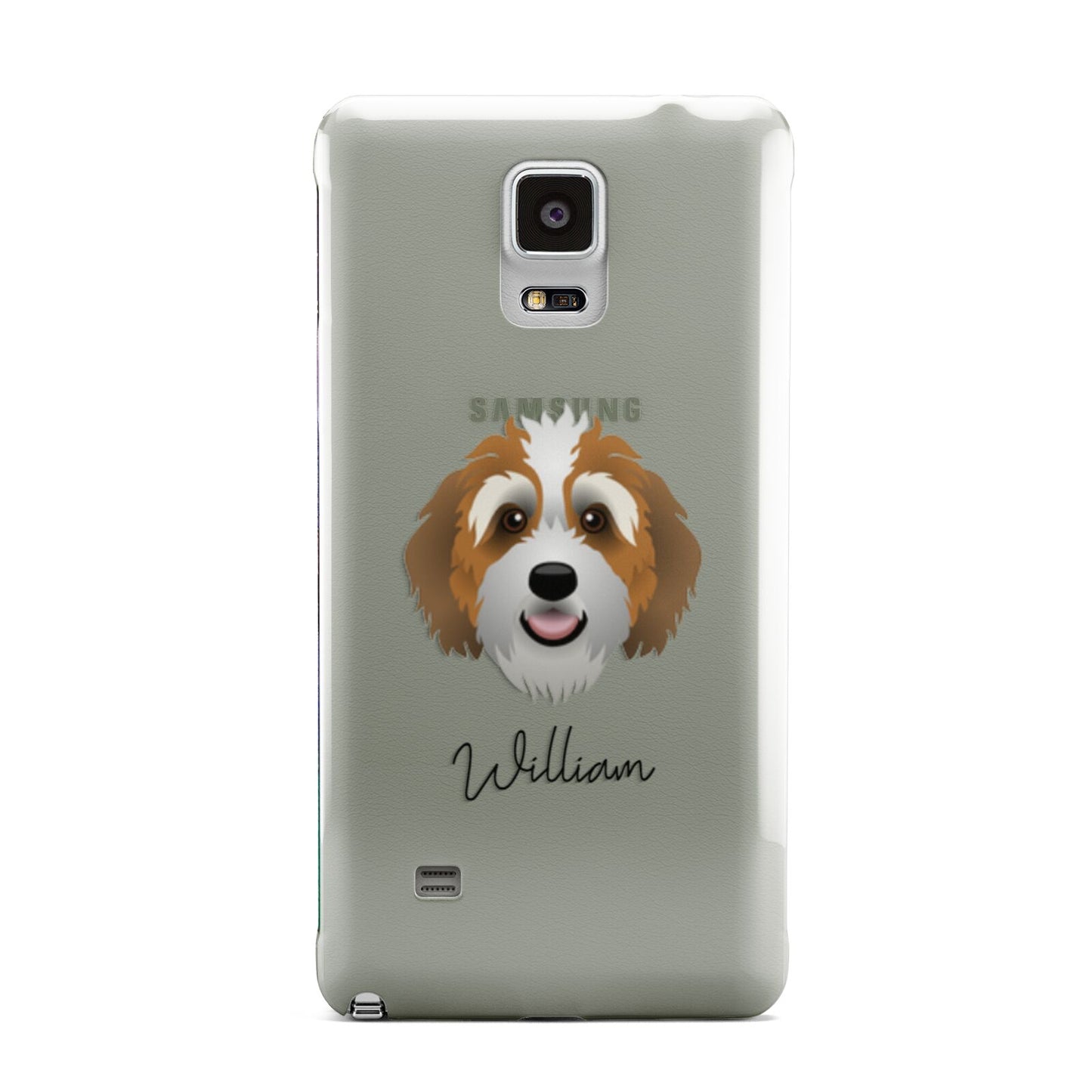 Bernedoodle Personalised Samsung Galaxy Note 4 Case