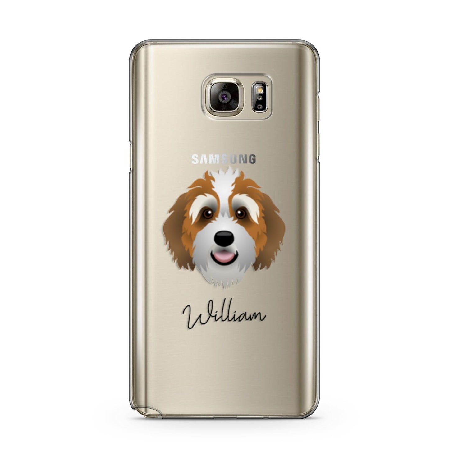 Bernedoodle Personalised Samsung Galaxy Note 5 Case