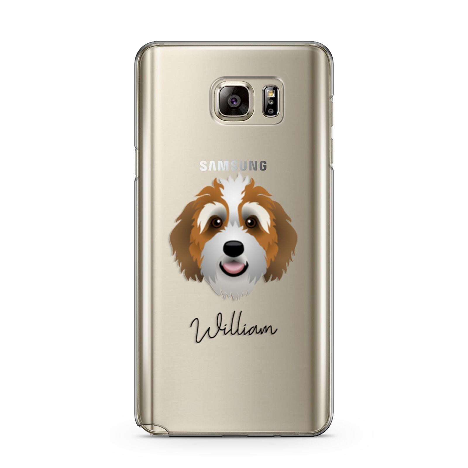 Bernedoodle Personalised Samsung Galaxy Note 5 Case