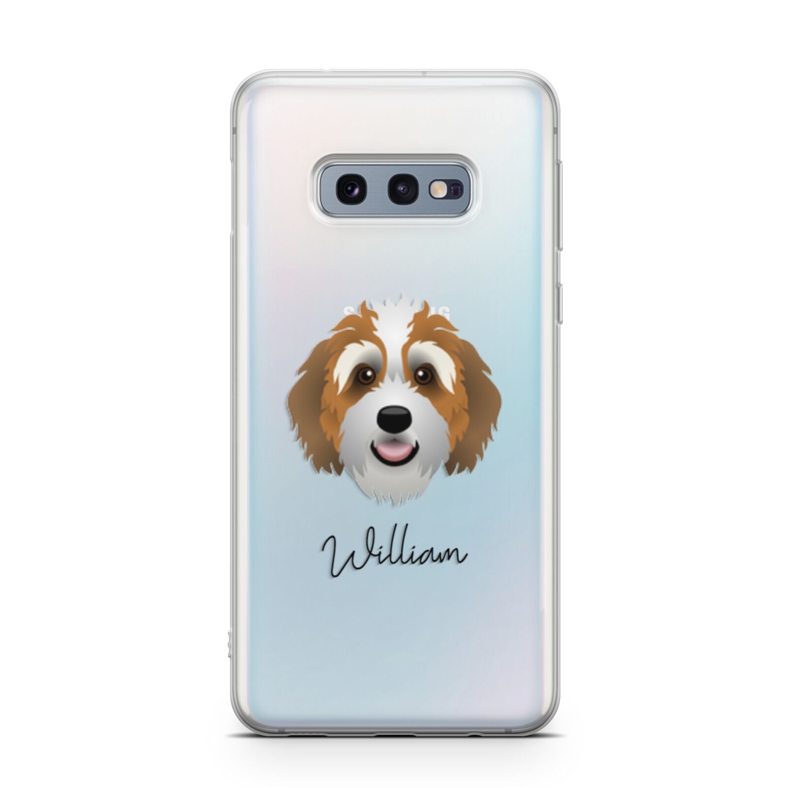 Bernedoodle Personalised Samsung Galaxy S10E Case