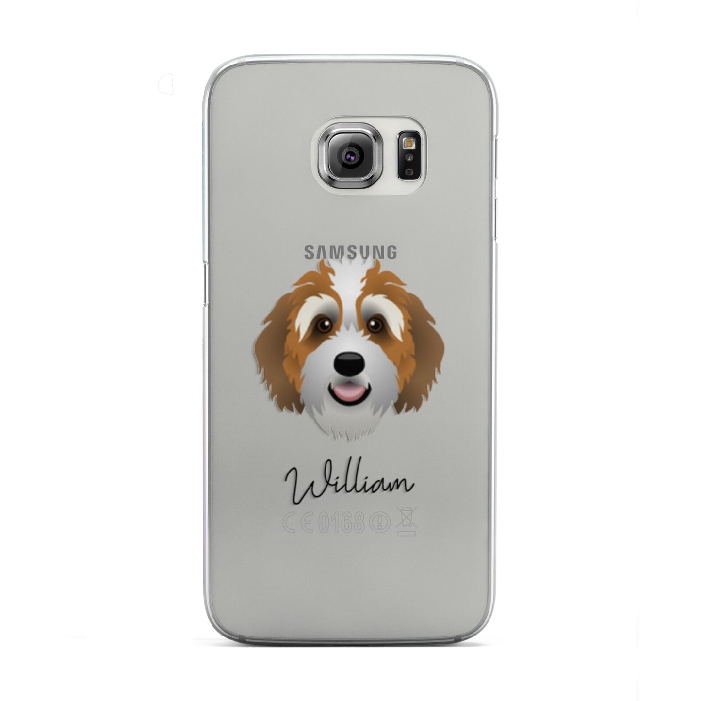 Bernedoodle Personalised Samsung Galaxy S6 Edge Case