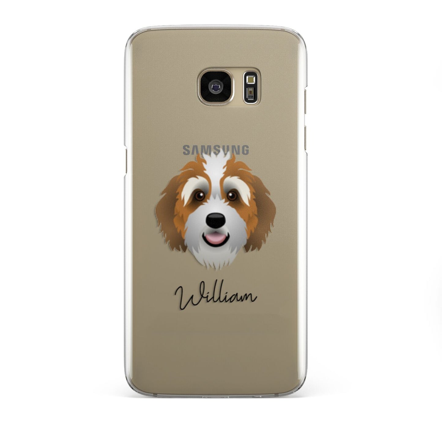 Bernedoodle Personalised Samsung Galaxy S7 Edge Case