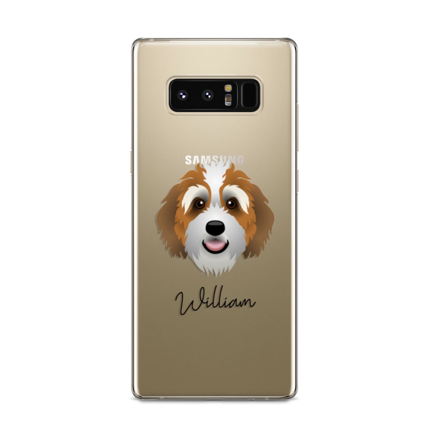 Bernedoodle Personalised Samsung Galaxy S8 Case