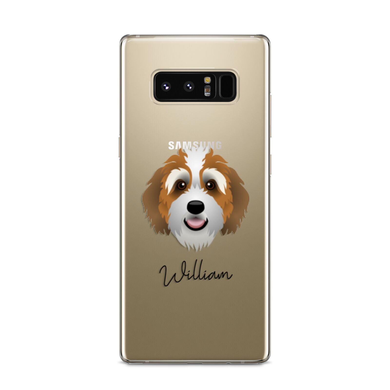 Bernedoodle Personalised Samsung Galaxy S8 Case