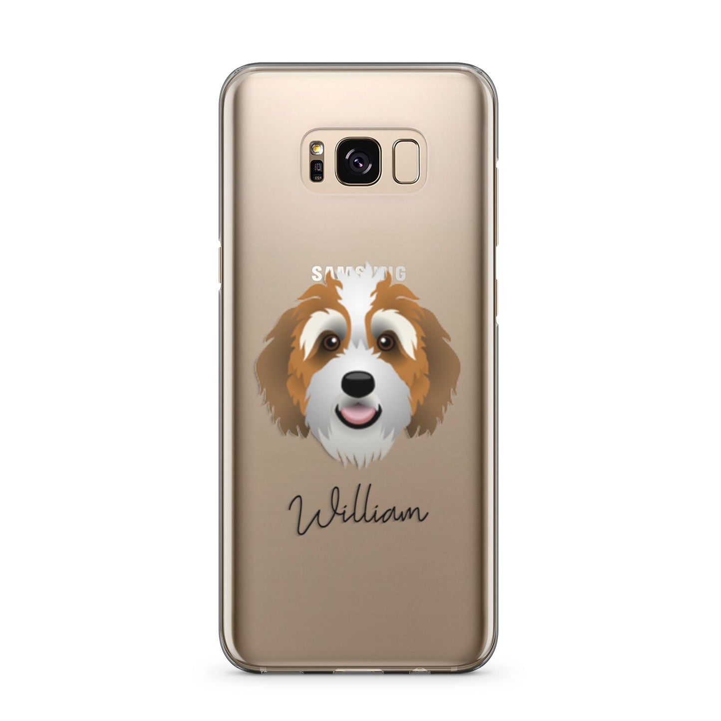 Bernedoodle Personalised Samsung Galaxy S8 Plus Case