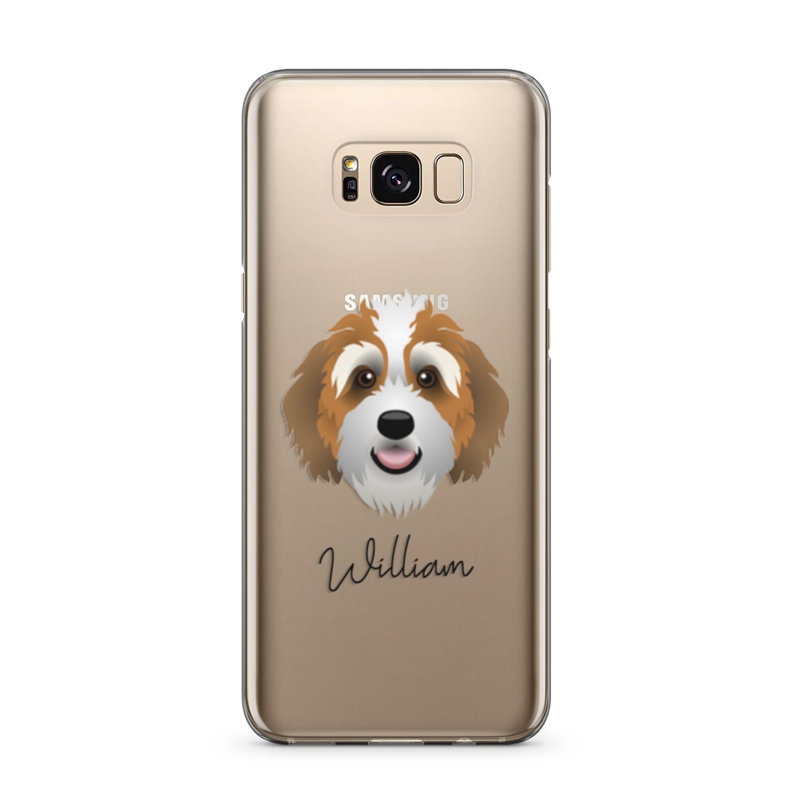 Bernedoodle Personalised Samsung Galaxy S8 Plus Case