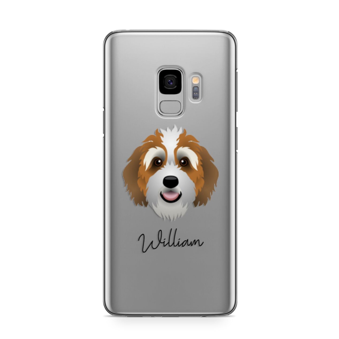 Bernedoodle Personalised Samsung Galaxy S9 Case