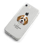 Bernedoodle Personalised iPhone 8 Bumper Case on Silver iPhone Alternative Image