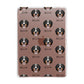 Bernese Mountain Dog Icon with Name Apple iPad Rose Gold Case