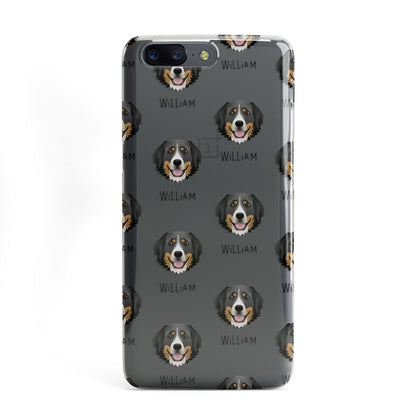 Bernese Mountain Dog Icon with Name OnePlus Case