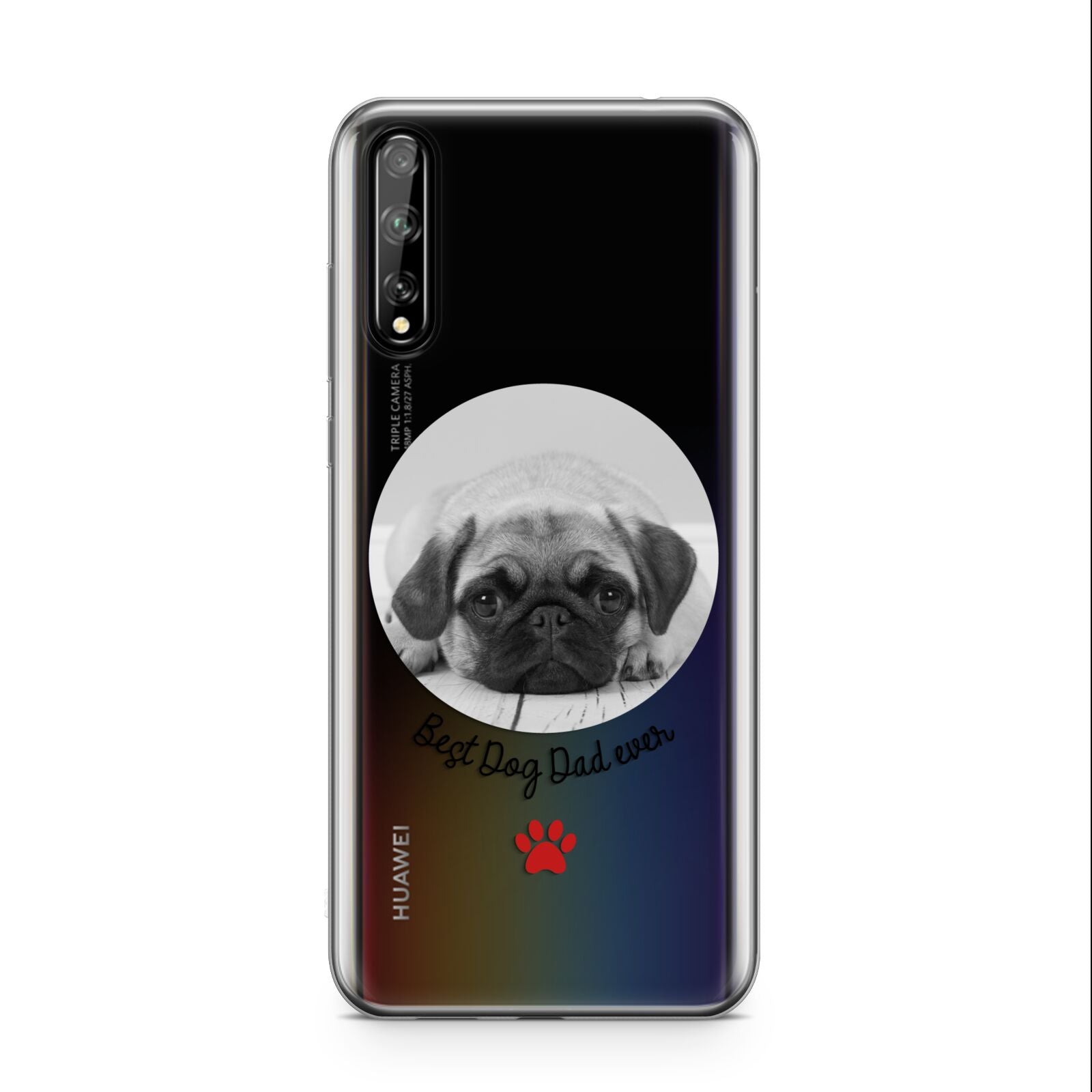 Best Dog Dad Ever Photo Upload Huawei Enjoy 10s Phone Case