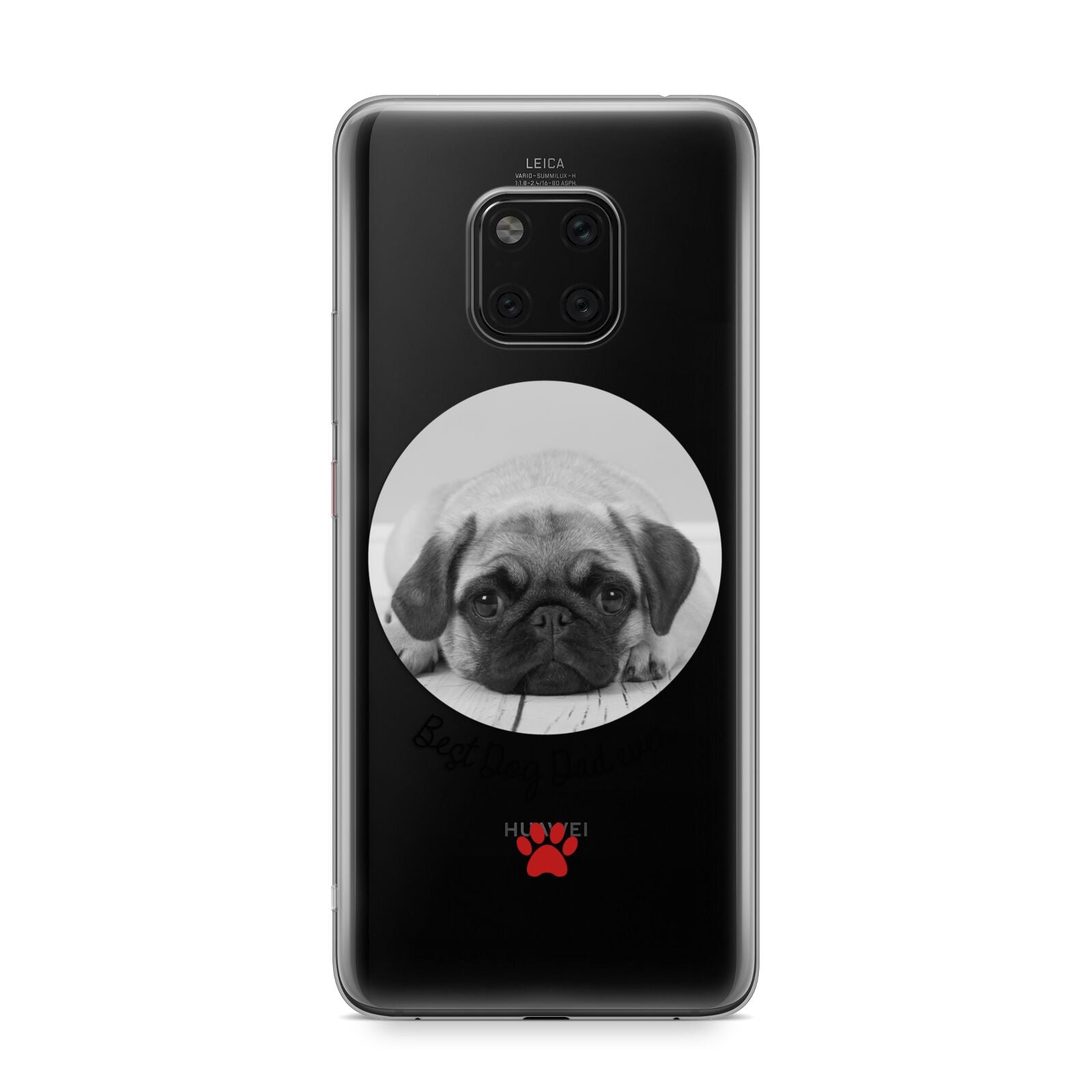 Best Dog Dad Ever Photo Upload Huawei Mate 20 Pro Phone Case