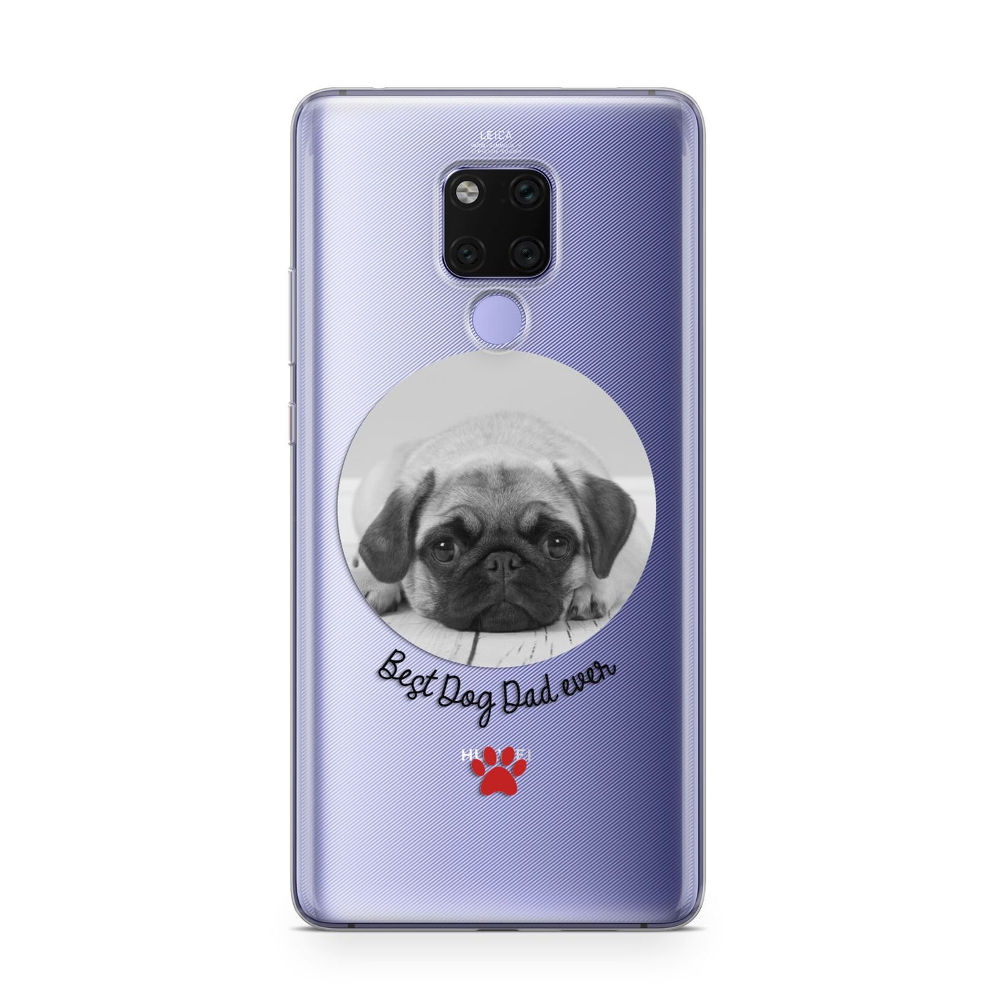 Best Dog Dad Ever Photo Upload Huawei Mate 20X Phone Case