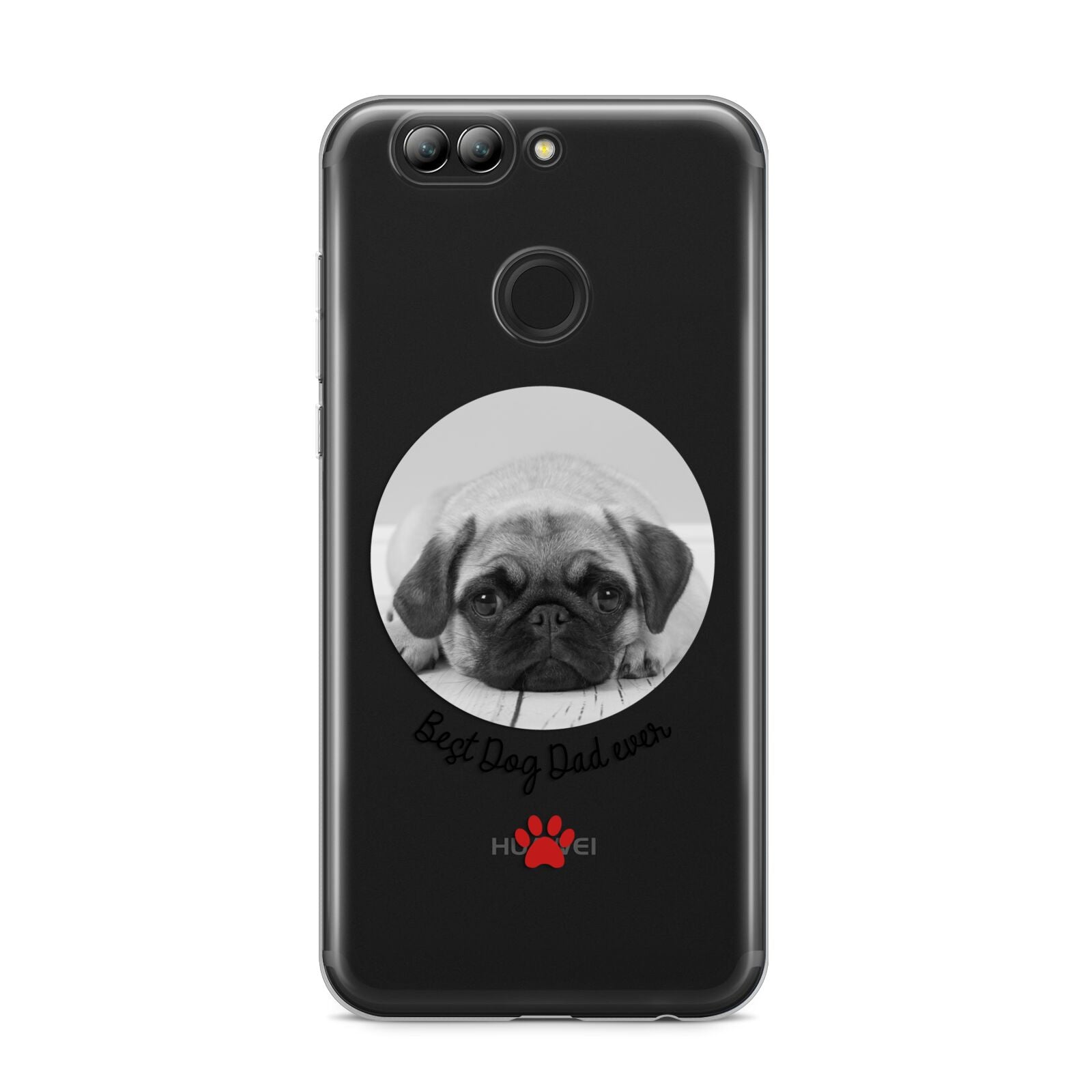 Best Dog Dad Ever Photo Upload Huawei Nova 2s Phone Case