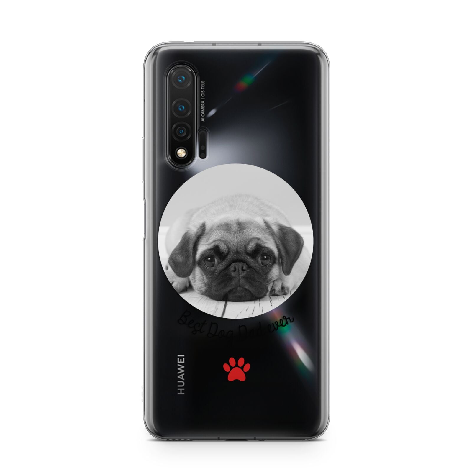 Best Dog Dad Ever Photo Upload Huawei Nova 6 Phone Case