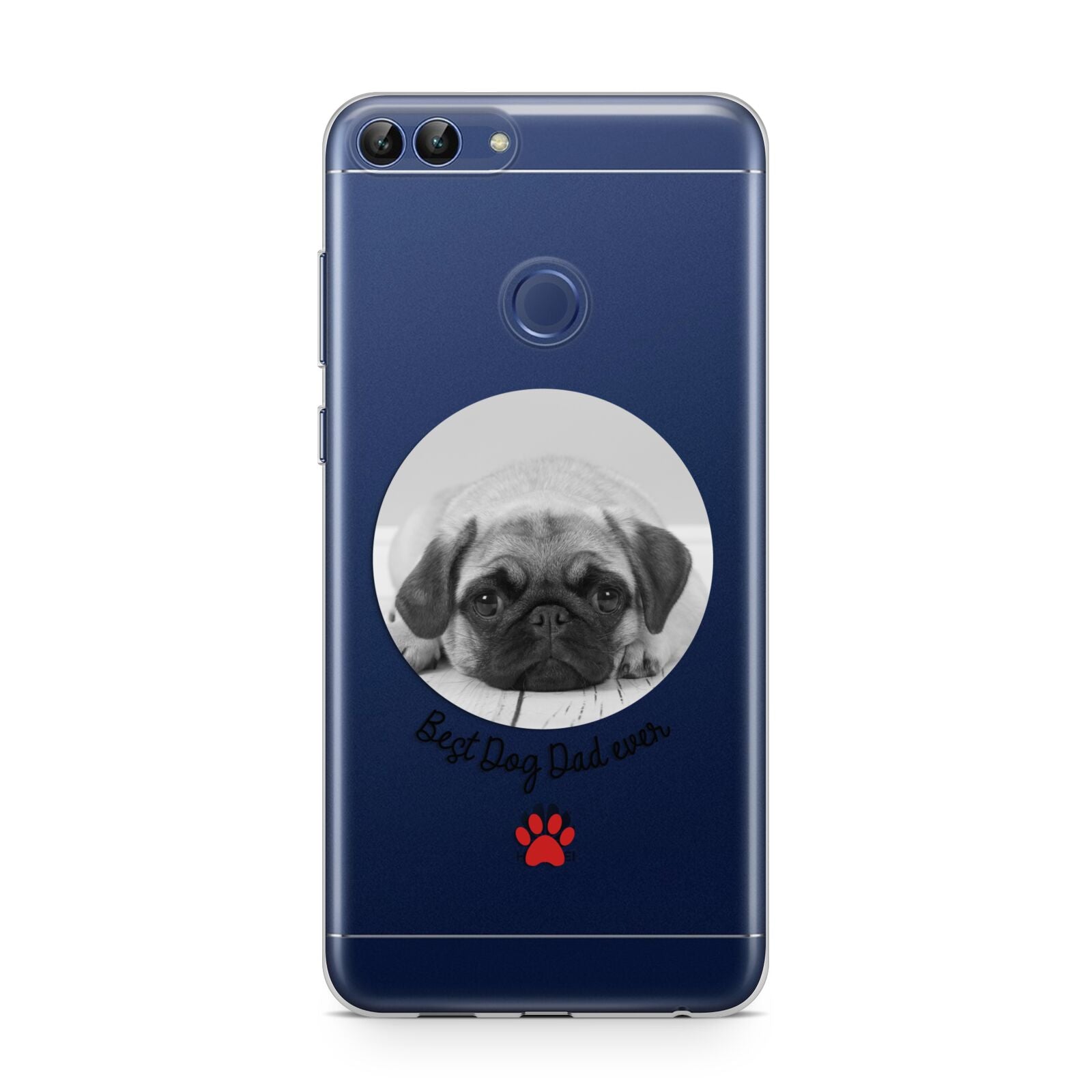 Best Dog Dad Ever Photo Upload Huawei P Smart Case