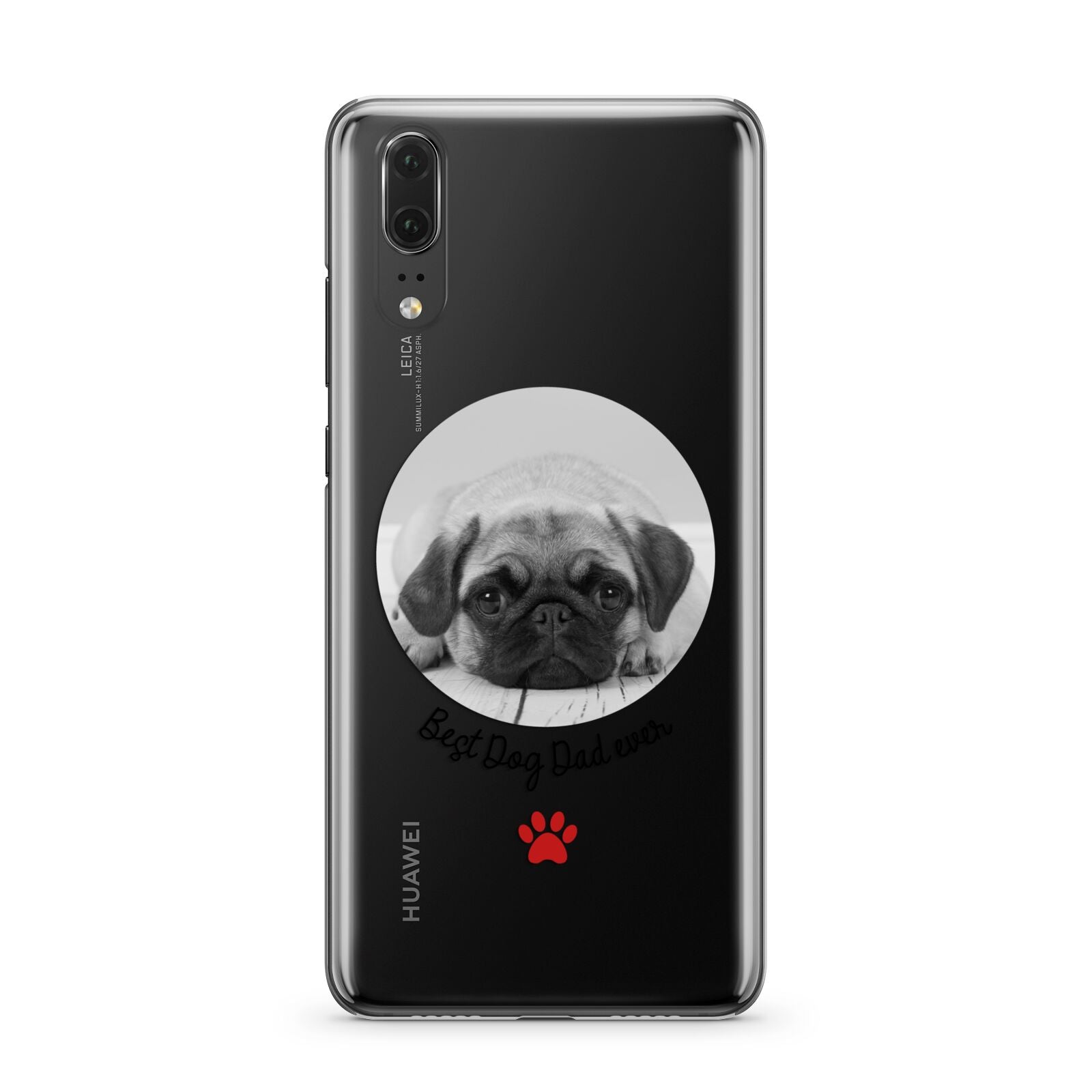 Best Dog Dad Ever Photo Upload Huawei P20 Phone Case