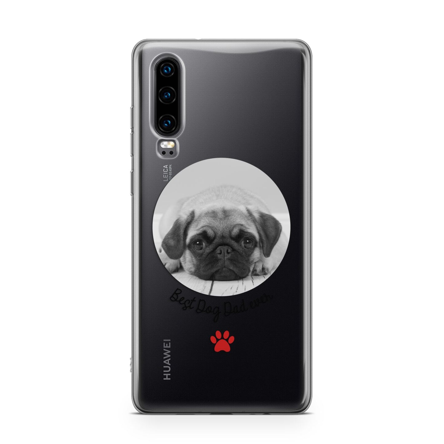 Best Dog Dad Ever Photo Upload Huawei P30 Phone Case