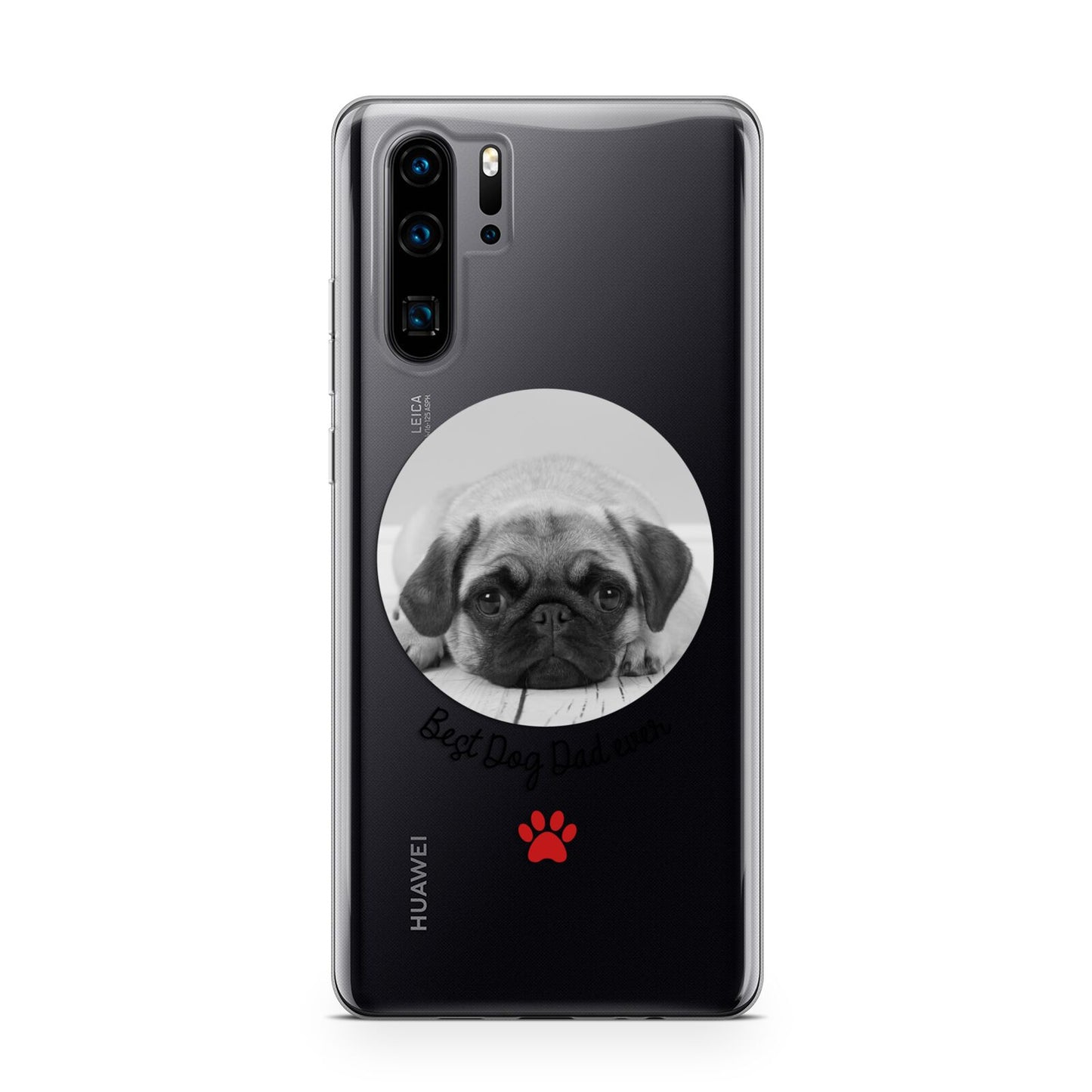 Best Dog Dad Ever Photo Upload Huawei P30 Pro Phone Case