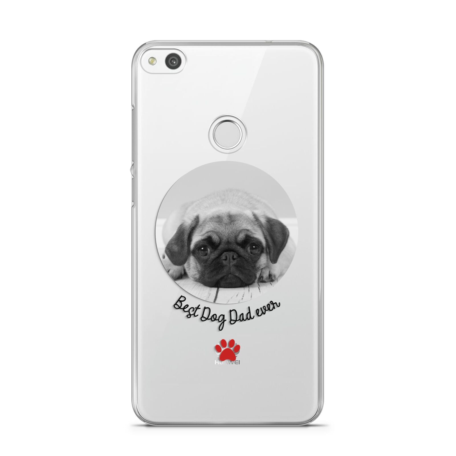 Best Dog Dad Ever Photo Upload Huawei P8 Lite Case