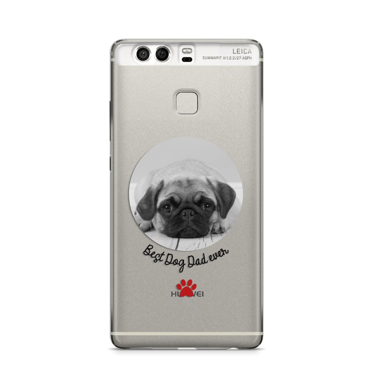 Best Dog Dad Ever Photo Upload Huawei P9 Case