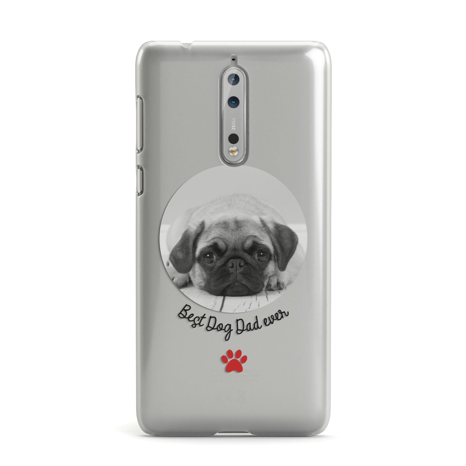 Best Dog Dad Ever Photo Upload Nokia Case