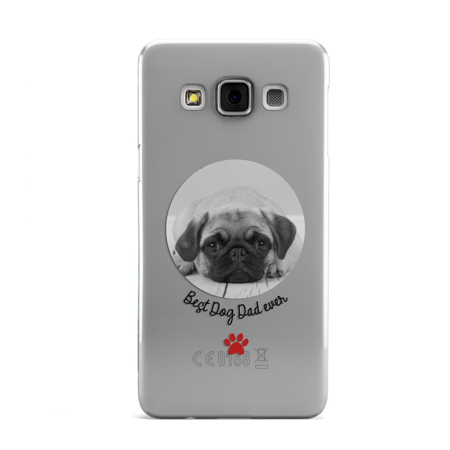 Best Dog Dad Ever Photo Upload Samsung Galaxy A3 Case
