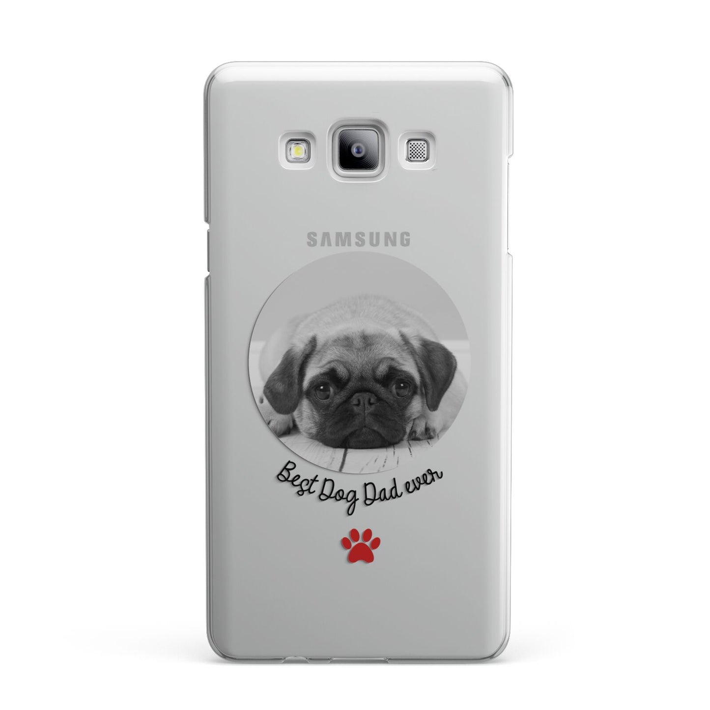Best Dog Dad Ever Photo Upload Samsung Galaxy A7 2015 Case