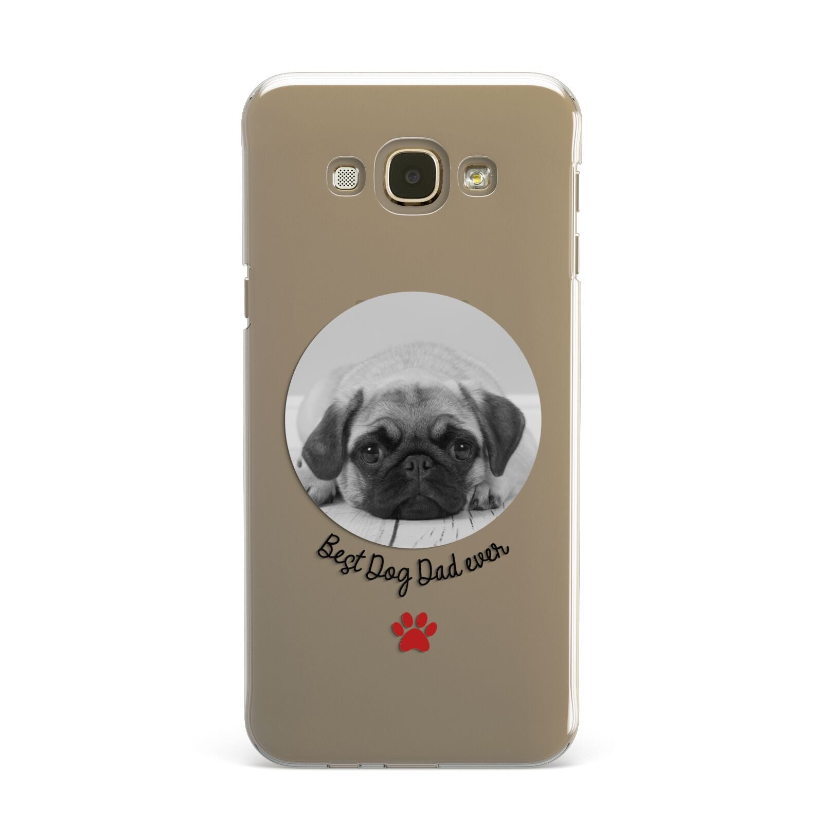 Best Dog Dad Ever Photo Upload Samsung Galaxy A8 Case