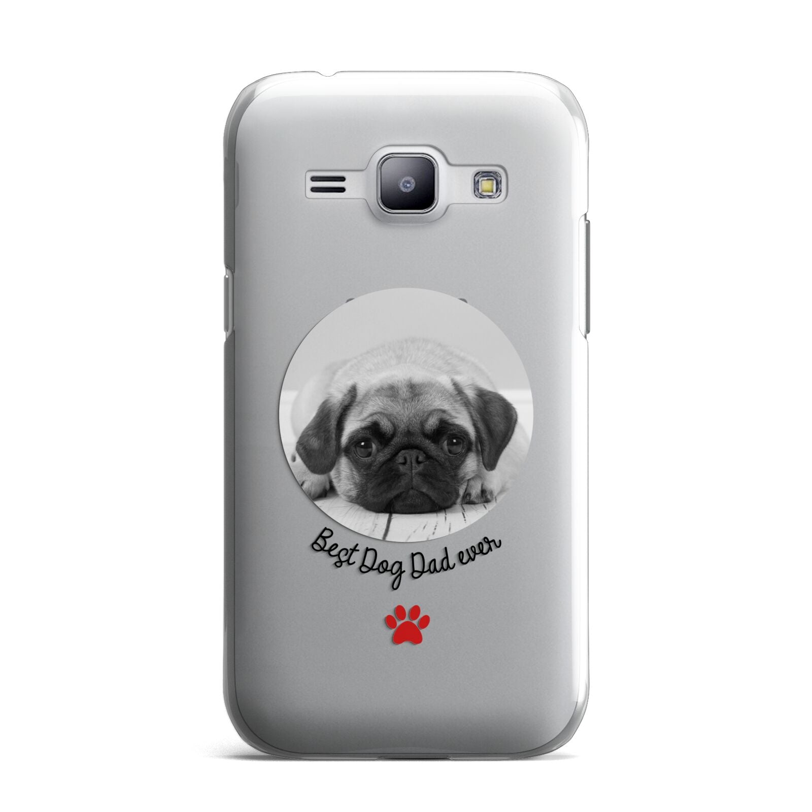 Best Dog Dad Ever Photo Upload Samsung Galaxy J1 2015 Case