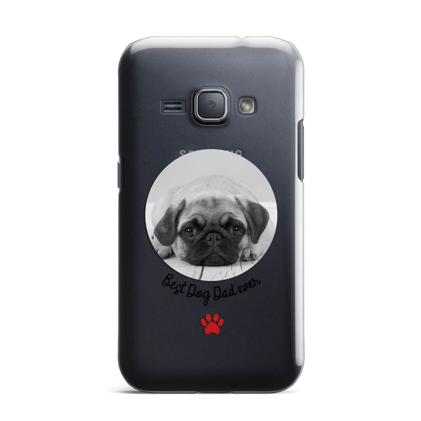 Best Dog Dad Ever Photo Upload Samsung Galaxy J1 2016 Case