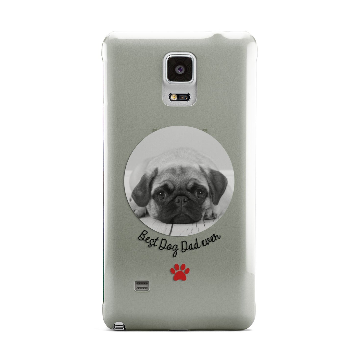 Best Dog Dad Ever Photo Upload Samsung Galaxy Note 4 Case