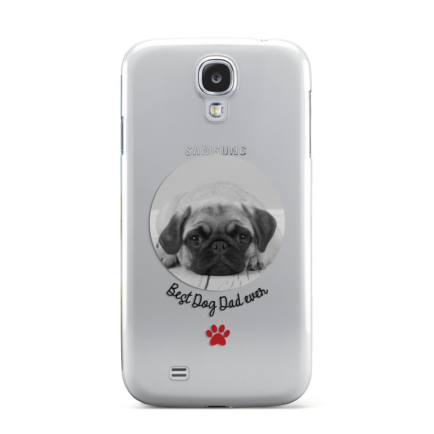 Best Dog Dad Ever Photo Upload Samsung Galaxy S4 Case