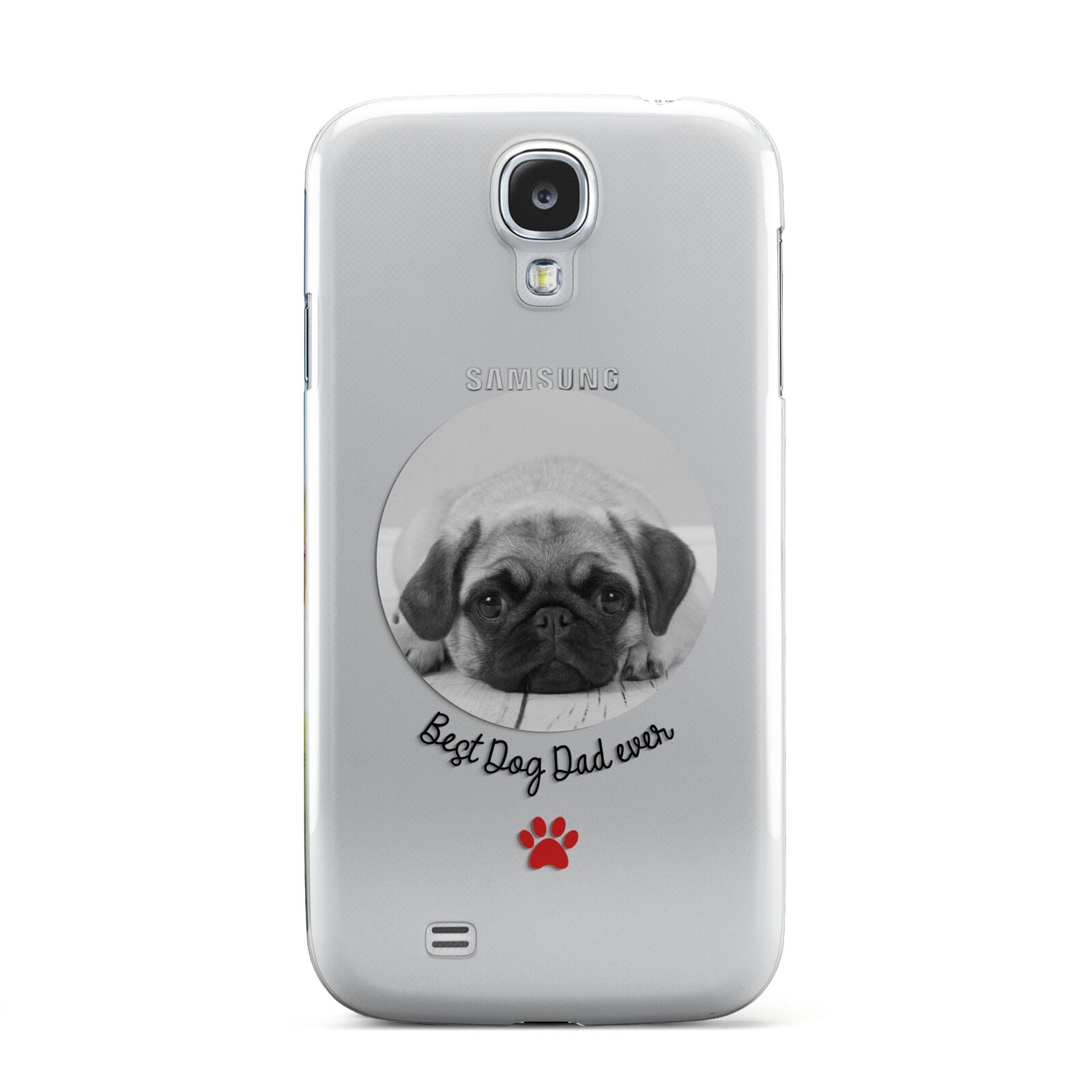 Best Dog Dad Ever Photo Upload Samsung Galaxy S4 Case